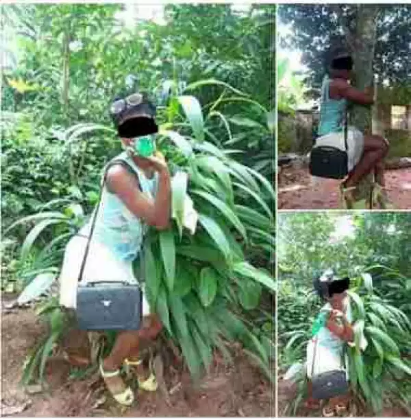 Check Out These Trending Pictures Posted By A Local "Slay Queen" On Facebook